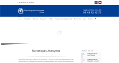 Desktop Screenshot of narcotiquesanonymes.org